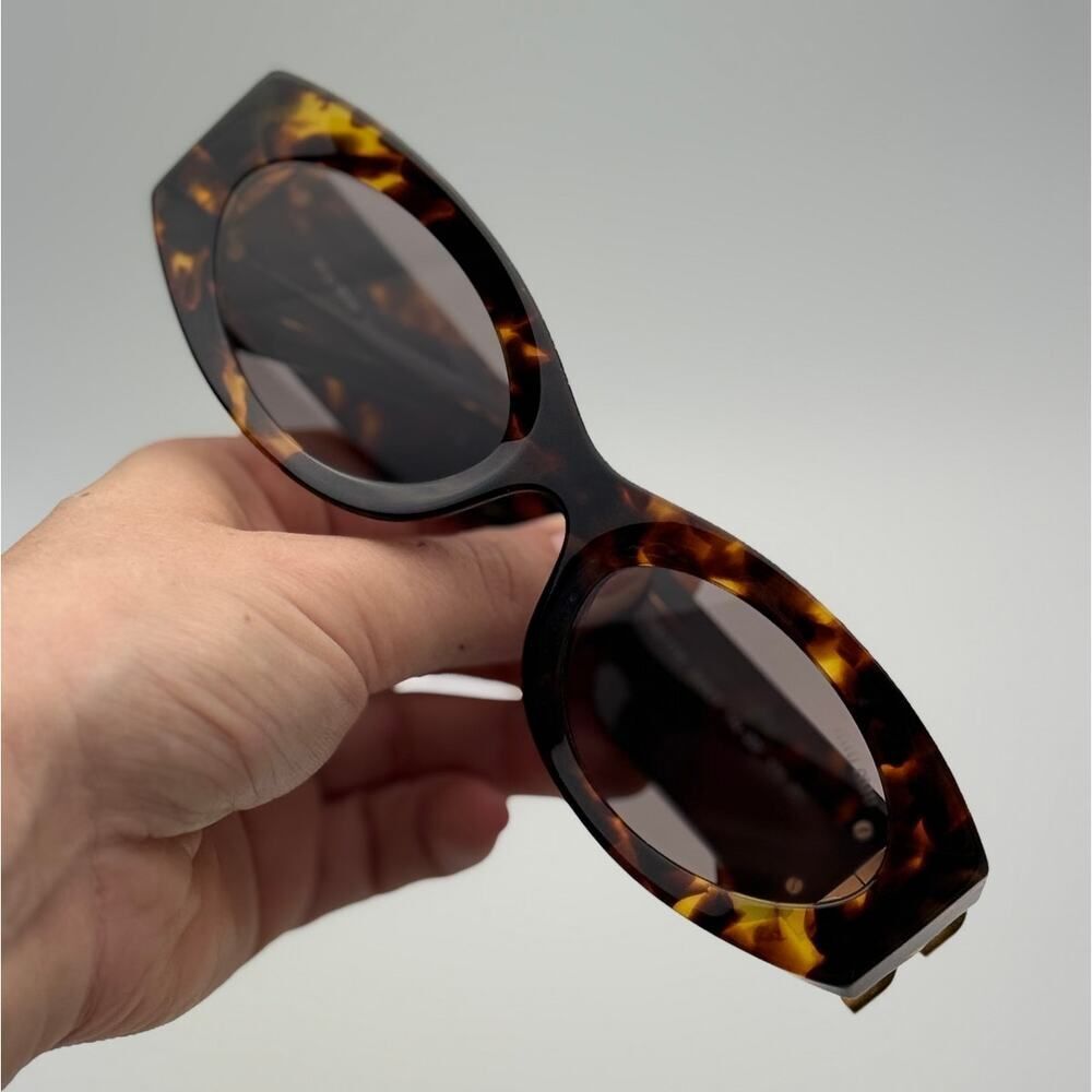 NEW MIU MIU Sunglasses MU11WS 14L20I Honey Havana/Light Purple Brown Women - Picture 3 of 10